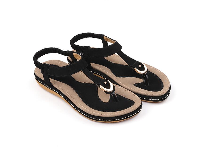 Women's PU Ankle Strap Platform Sandals | Low Heel Open-Toe Summer Shoes