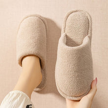 Load image into Gallery viewer, Fluffy Faux Fur Indoor Slippers – Non-Slip EVA Sole