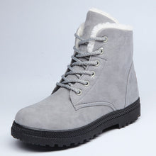 Load image into Gallery viewer, Women's Warm Plush Snow Boots | Cozy Ankle Boots with Rubber Sole
