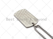 Load image into Gallery viewer, LA Lakers Dog Tag Pendant Chain Necklace, sku#L343