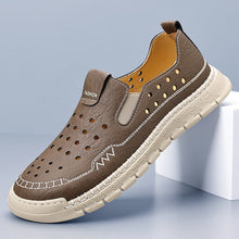 Load image into Gallery viewer, Men's Breathable Hollowed-Out Slip-On Casual Shoes | Summer Comfort Footwear