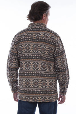 Scully Desert Mesa - Men's Western Flannel Shirt Jacket