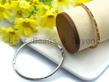 Load image into Gallery viewer, Colorful CZ Thin Bangle Bracelet, Sku#X41