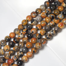 Load image into Gallery viewer, Bumblebee Agate Round Smooth Beads, Sku#U1754