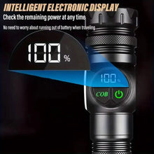 Load image into Gallery viewer, Rechargeable LED Flashlight with 5 Modes &amp; Magnetic Base – Gift Box