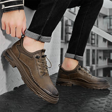 Load image into Gallery viewer, Men's Premium Leather Loafers - Casual Dress Shoes Large Sizes 38-46