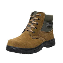 Load image into Gallery viewer, Men's Sheepskin-Lined Leather Winter Boots | Lace-Up Thermal Cotton Boots for Men