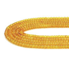 Load image into Gallery viewer, Genuine Russia Amber Rondelle Smooth Beads, Sku#U2009