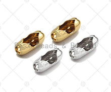 Load image into Gallery viewer, 18K Gold/Silver 4mm Solid Lantern Style Chain by yard SKU#67