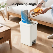 Load image into Gallery viewer, 20L Oval Trash Can – Quiet Press-Top Lid with Foot Pedal