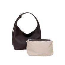 Load image into Gallery viewer, Genuine Leather Crossbody Bag - Urban Minimalist Shoulder Bag for Women