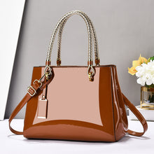 Load image into Gallery viewer, Fashionable Patent Leather Glossy Handbag Large-Capacity Casual Shoulder Crossbody Bag