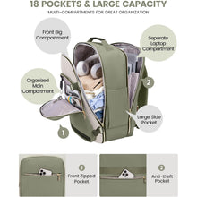 Load image into Gallery viewer, Travel Airline Carry-On Luggage Set With 3 Organizer Pouches