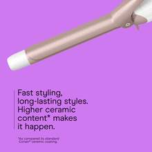 Load image into Gallery viewer, Conair Double Ceramic 3/4" Hair Curling Iron, Rose Gold