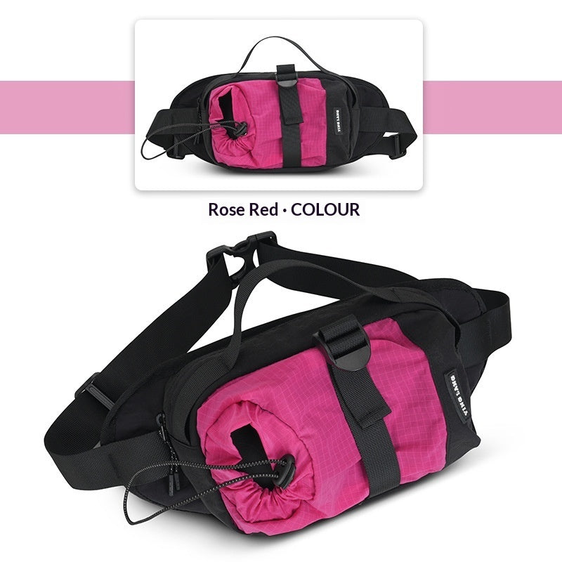 Waterproof Sports Waist Pack - Crossbody Water Bottle Bag for Outdoor Activities