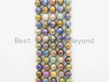 Load image into Gallery viewer, Mystic Plated Faceted Indian Agate Beads, SKU#U426