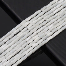 Load image into Gallery viewer, White Mother of Pearl Screw Beads, 4x8mm, Sku#T170