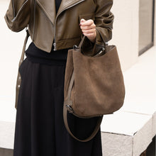 Load image into Gallery viewer, Genuine Leather Crossbody Bag Women - Urban Minimalist Shoulder Bag