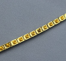 Load image into Gallery viewer, CZ Pyramid Buckle Bracelet, Sku#B197