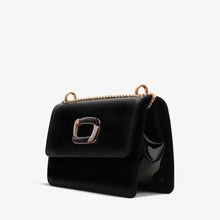 Load image into Gallery viewer, The Ferrara Black Patent Leather Handbag