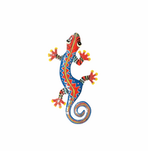 Load image into Gallery viewer, Medium Red and Blue Gecko