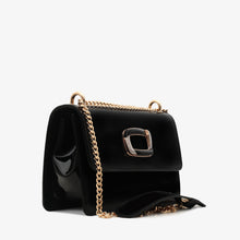 Load image into Gallery viewer, The Ferrara Black Patent Leather Handbag