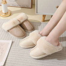 Load image into Gallery viewer, Plush Fur Slippers - Warm Non-Slip Indoor House Shoes