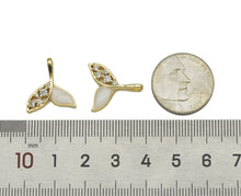 Load image into Gallery viewer, CZ Enamel Shark Tail Charm, Sku#LD198