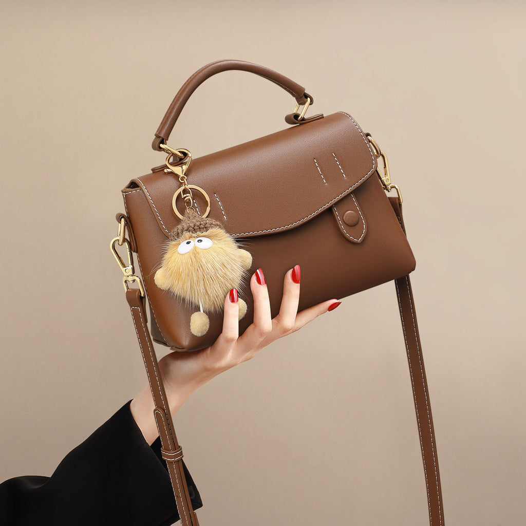 Women's Versatile Shoulder Bag & Tote — Split Leather Envelope Handbag