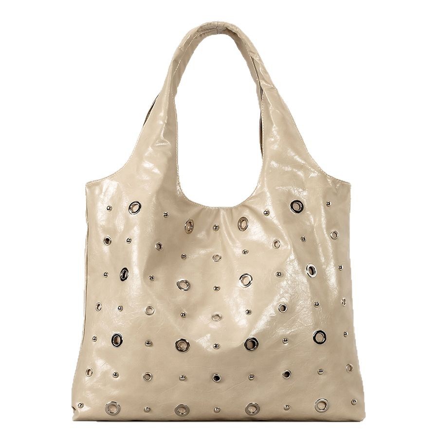 Women's High-Capacity Studded Tote Bag – Cutout Design | Sarah Express