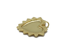 Load image into Gallery viewer, Gold Star On Spike Heart Pendant, Sku#LX104