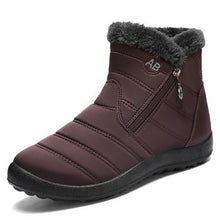 Load image into Gallery viewer, Women's Winter Cotton High-Top Casual Shoes - Warm PU Leather Flat Heel Boots