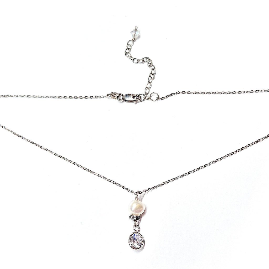 The Princess Rhinestone drop necklace