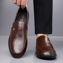 Load image into Gallery viewer, Men's Genuine Leather Slip-On Loafers | Breathable Suede Casual Shoes with Non-Slip Rubber Sole