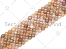 Load image into Gallery viewer, Mystic Natural Rutilated Jade Round Faceted Beads, 6mm/8mm/10mm/12mm Genuine Beads,15.5'' Full Strand, Sku#UA227