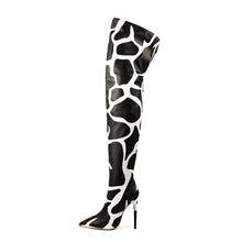 Load image into Gallery viewer, Women's Pointed-Toe Stiletto Over-the-Knee Boots | Back Zipper | Sizes 35–47