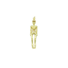 Load image into Gallery viewer, Gold Skeleton Shape Charm Pendant, Sku#LK1101