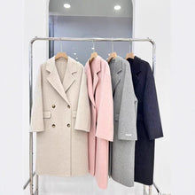 Load image into Gallery viewer, Double-faced Wool Coat Long Style Extended Length