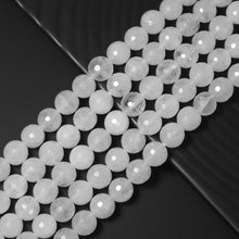 Load image into Gallery viewer, Genuine Angola Quartz Round Faceted Beads, Sku#U1752
