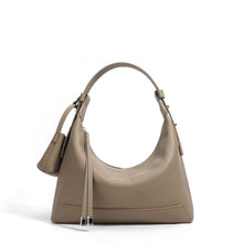 Load image into Gallery viewer, Women's Genuine Leather Pillow Bag – Full-Grain Cowhide Shoulder Bag