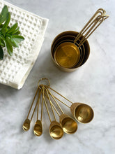 Load image into Gallery viewer, Sorrento Gold Measuring Cups &amp; Spoons Set