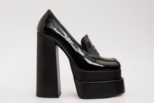 Load image into Gallery viewer, The Latino Black Leather Platform Heel Pump Women Shoe Final Sale!
