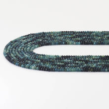 Load image into Gallery viewer, 2x3mm Genuine Blue Tourmaline Faceted Rondelle Beads, Sku#U1