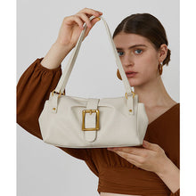 Load image into Gallery viewer, Women's Genuine Cowhide Leather Tote Shoulder Bag – Retro Underarm Handbag