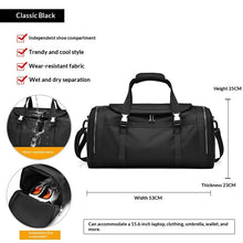 Load image into Gallery viewer, Large Travel Bag with Separate Shoe Compartment