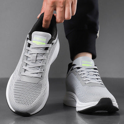 Men's Breathable Mesh Casual Sneakers – Lightweight Travel Shoes
