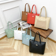 Load image into Gallery viewer, Diamond-Embossed Large-Capacity Tote Bag