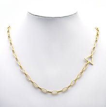 Load image into Gallery viewer, 18K Gold Silver Triangle Snap Clip Clasp, Sku#K180