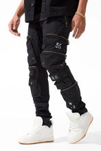 Load image into Gallery viewer, Jordan Craig Field Tech Slim Fit Cargo Pants - Black