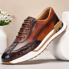 Load image into Gallery viewer, Men's Premium Full-Grain Cowhide Leather Dress Shoes - Round Toe Lace-Up Oxford Shoes